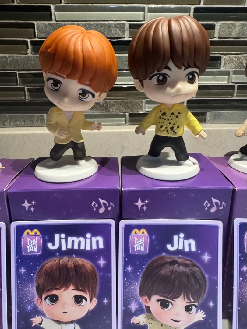 BTS Tiny Tan Throwback Edition 7体セットシール付
