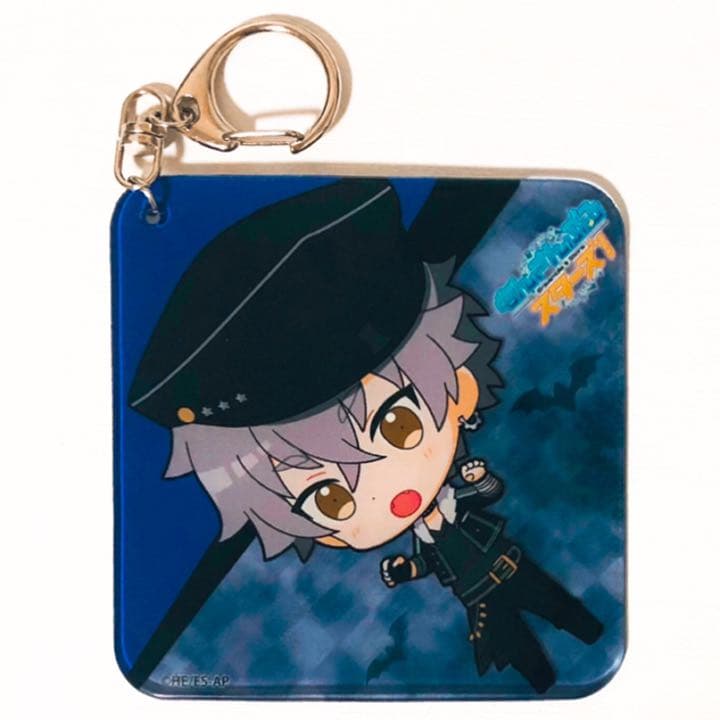 新品★あんスタ【朔間零＆大神晃牙】カラオケの鉄人★ふにふにコースター型ストラップ