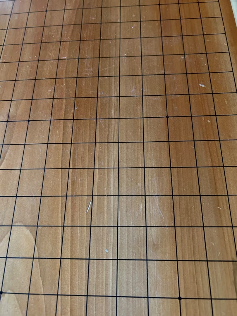 天然木製囲碁盤セット（本寸・19路盤）