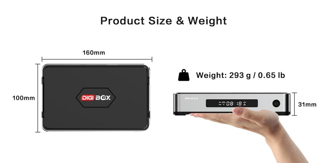 即時発送DIGIBOX D6 MAX｜8K対応｜千兆LAN168時間見逃し