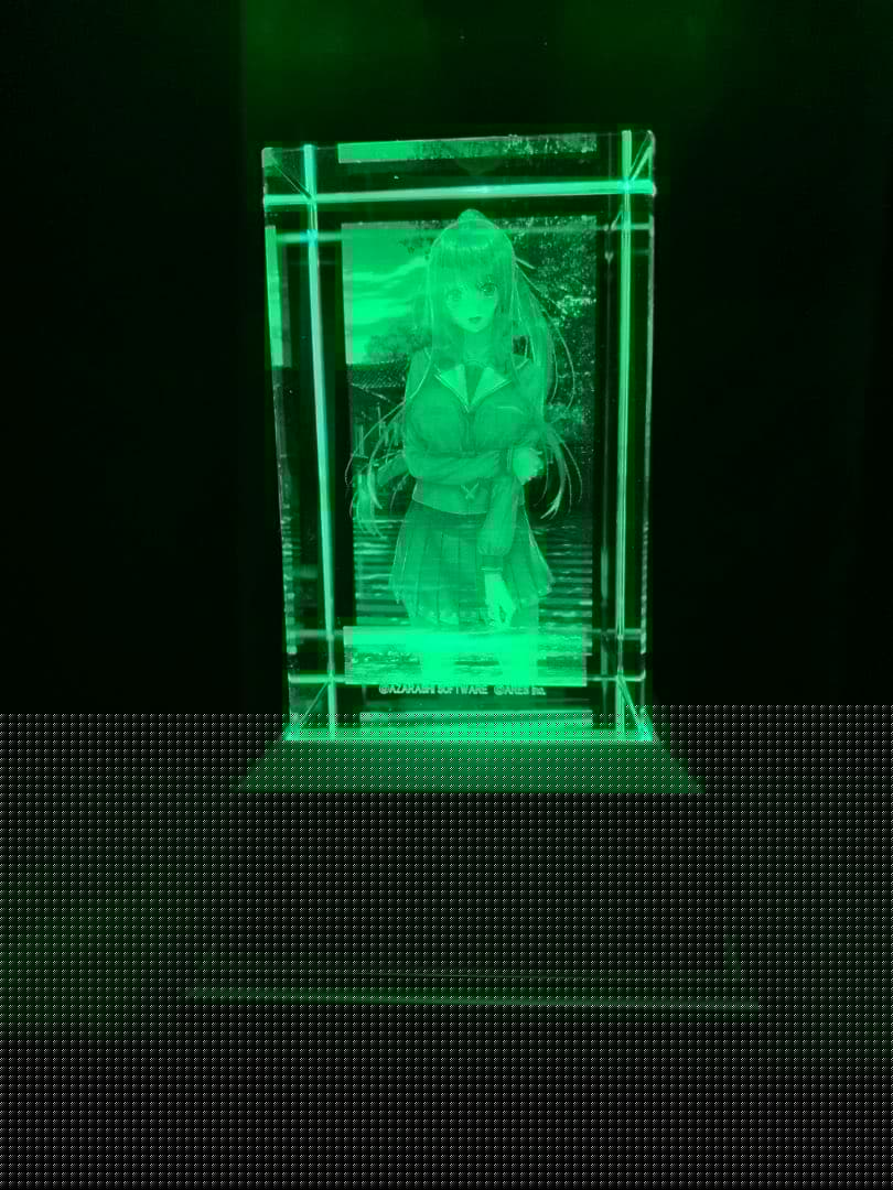 1点のみ　ピロ水　アマカノ2 3Dクリスタル　黒姫結灯