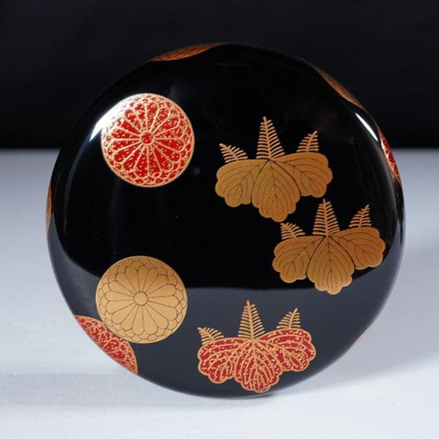 川端近左　高台寺蒔絵平棗　共箱　茶道具　茶器　薄茶　菊桐