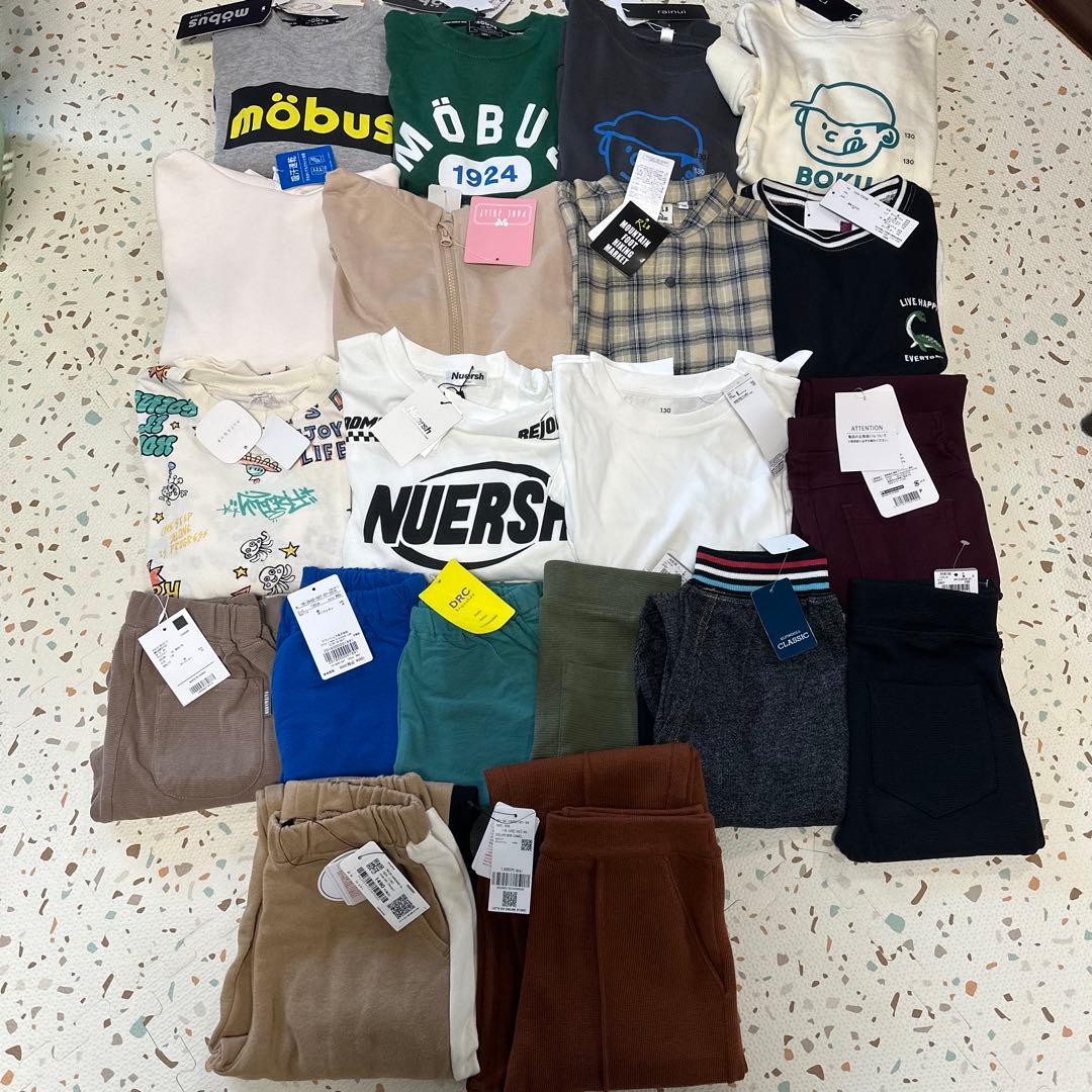 130サイズ　トレーナー　ロンT 長ズボン　ボトムス　春秋冬　まとめ売り