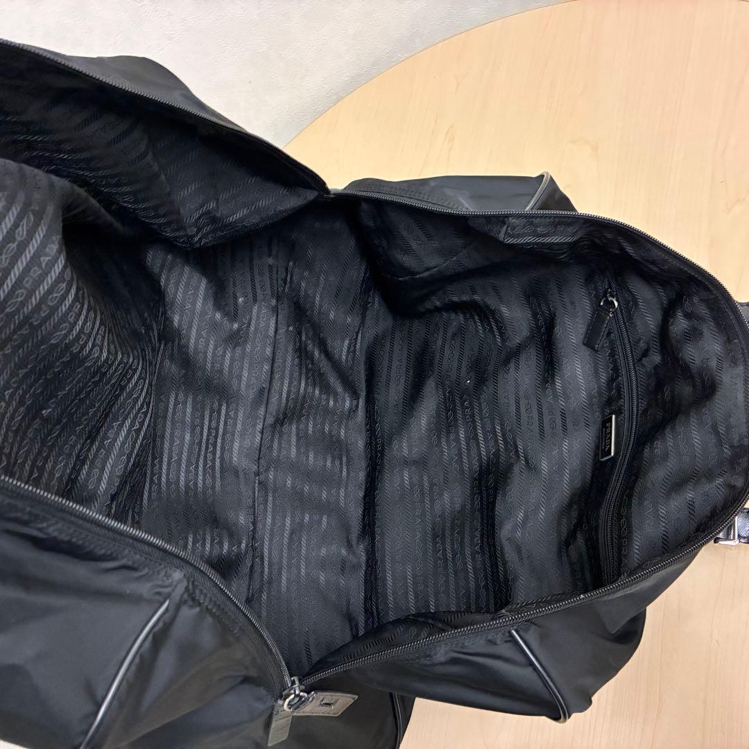 【美品✨】PRADA プラダ ナイロン ボストンバッグ 旅行バッグ 大容量 黒