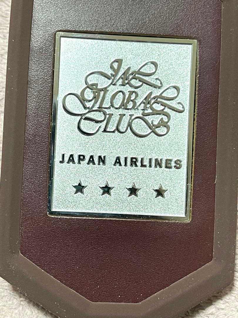 JAL　亀タグ　JGC ネームタグ　赤亀 (4星)
