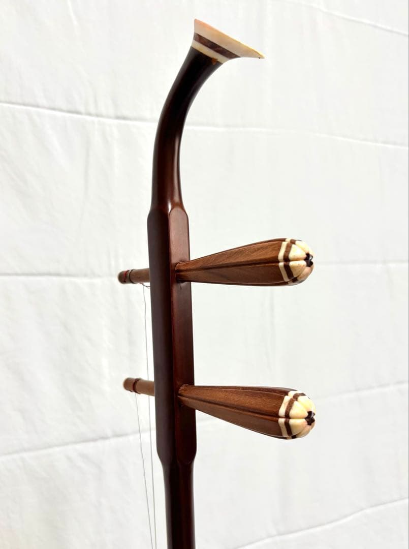 二胡 一式セット 中国蘇州 本皮製 付属品