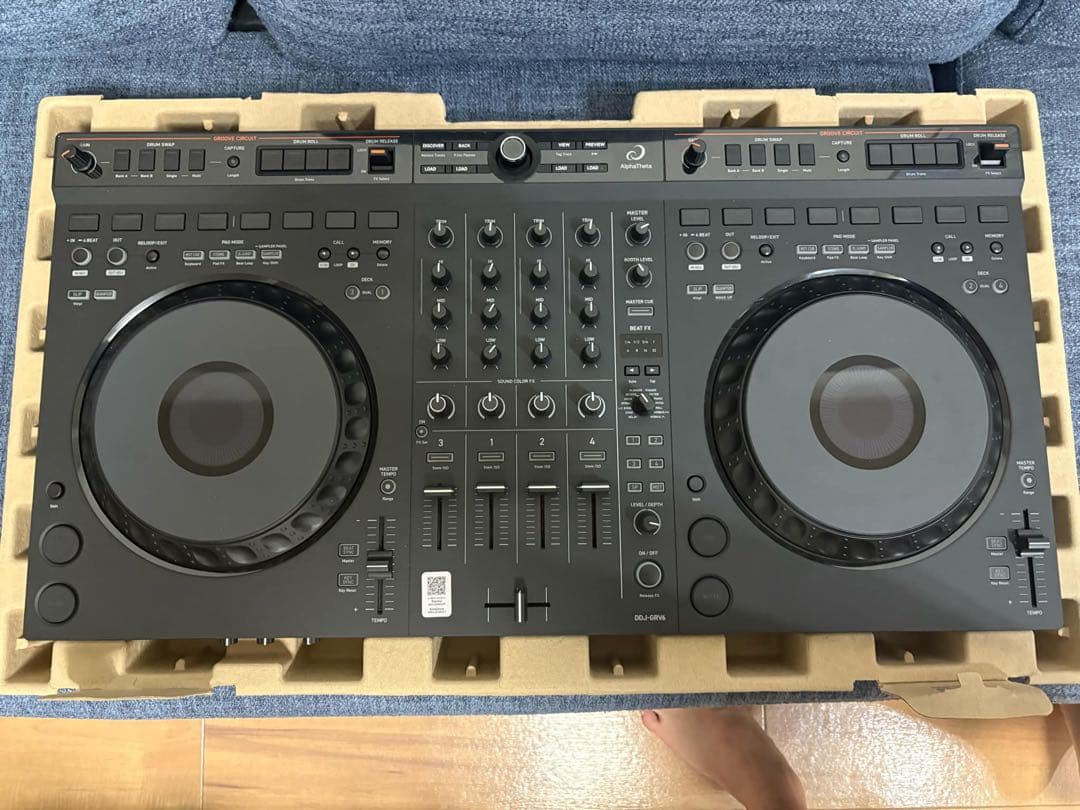 DJコントローラー ブラック 2チャンネAlphaTheta DDJ-GRV6