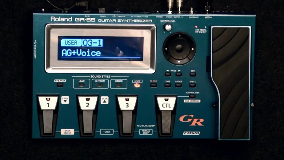 ローランドギターシンセサイザー青＋GK3ピックアップ未使用