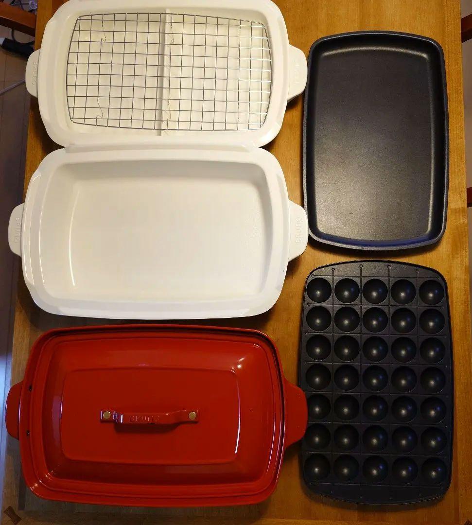 ち*ぃ様 BRUNO ブルーノ グランデ　ホットプレート レッド 赤