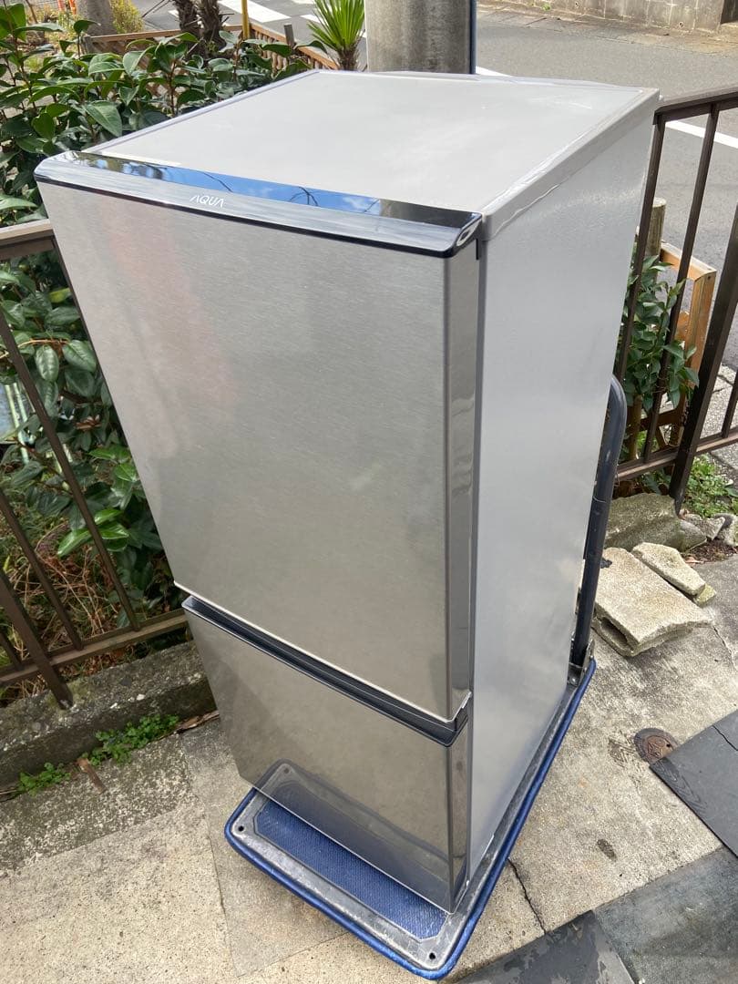A823 AQUA 2021年製 126L 冷蔵庫 シルバー
