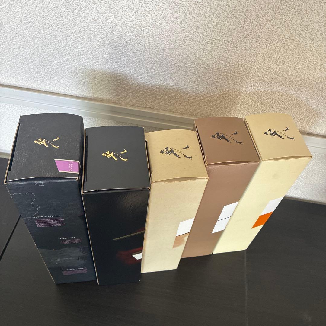 ジョニーウォーカー5本セット未開封