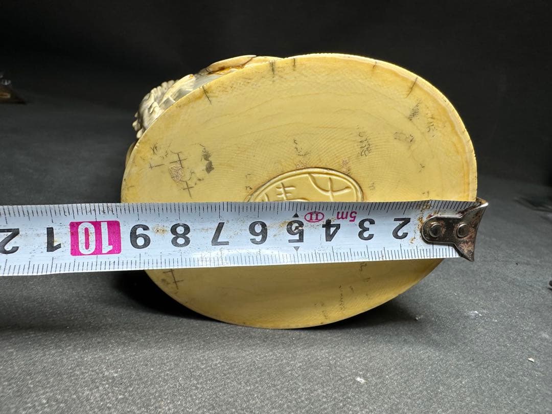 極上　寿老人　七福神　仏教美術　天然素材　置物　飾り物　古美術品　 細密細工