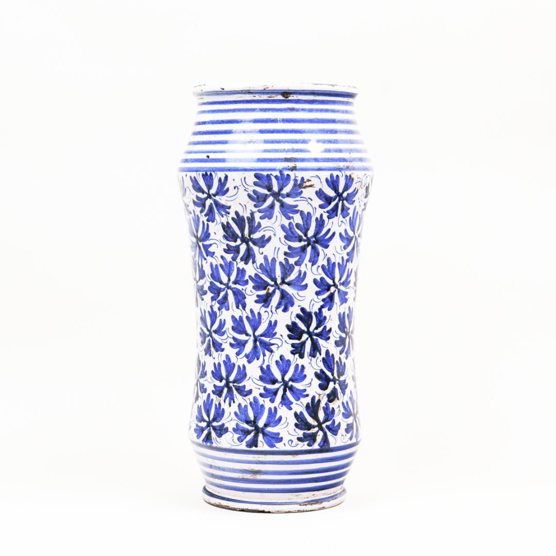 Maiolica アルバレッロ パルメット紋 モスタルダ 薬瓶 保存瓶 飾り壷