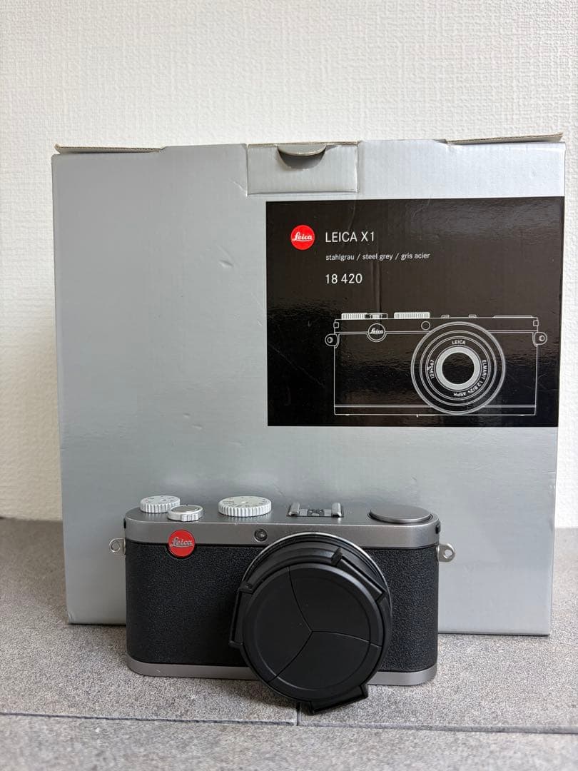 美品 Leica X1 スチールグレー ライカ ビューファインダー付