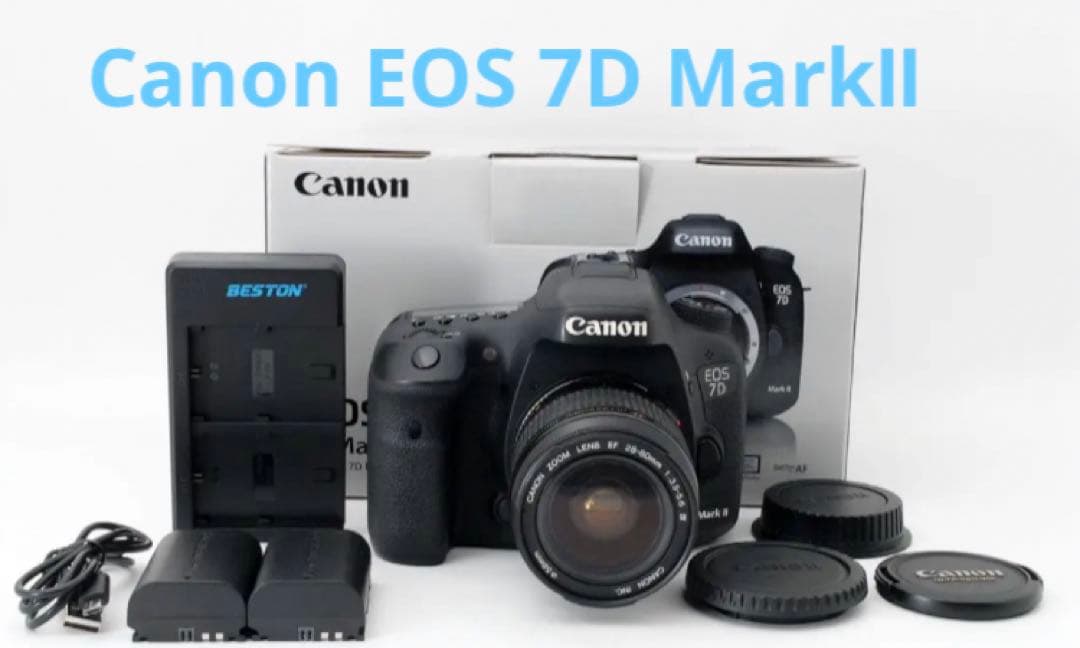 デジタル一眼レフカメラ☆Canon EOS 7D Mark II標準レンズセット