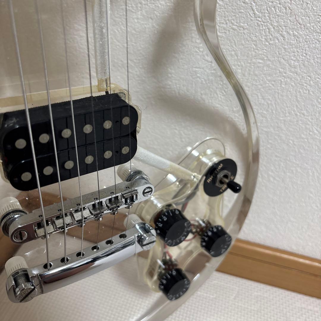 美品 Photogenic エレキギター レスポール アクリルボディ