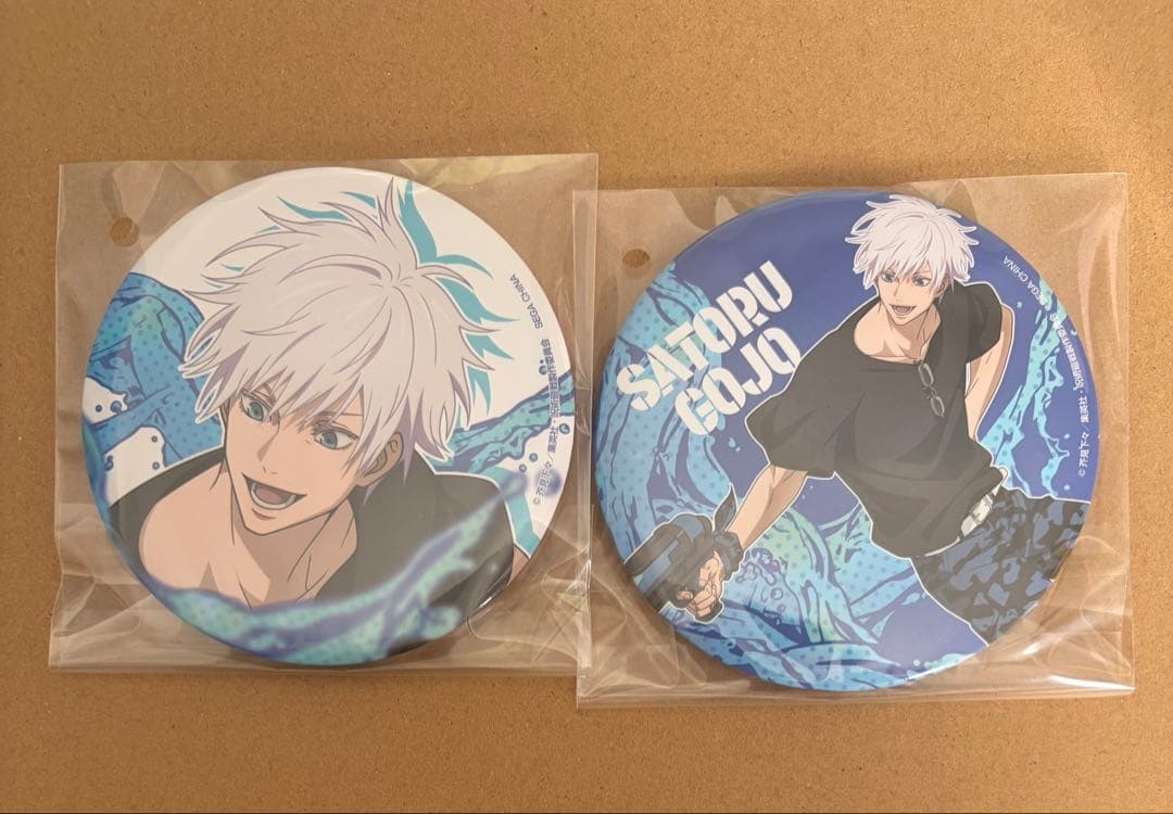 呪術廻戦　セガラッキーくじ　五条悟　缶バッジ