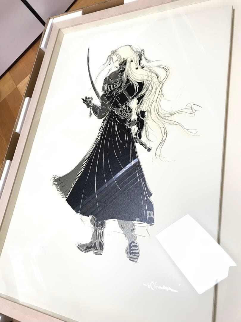 天野喜孝 FF7 セフィロス 研 プライベートエディション シルクスクリーン版画