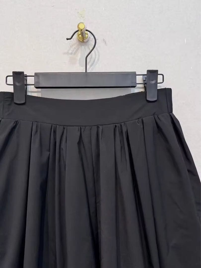 machatt メモリーキュロットパンツ ブラック