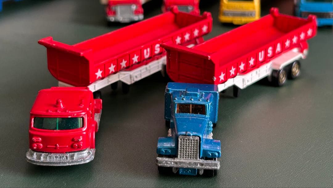 ロングトミカ ダイヤモンドレオ ダンプトレーラー 2台セット