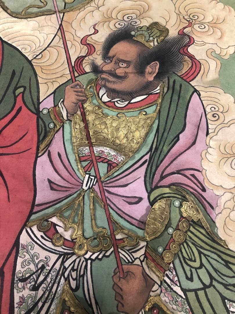 重要文化財、毗盧寺の壁画1:1再現した肉筆模写