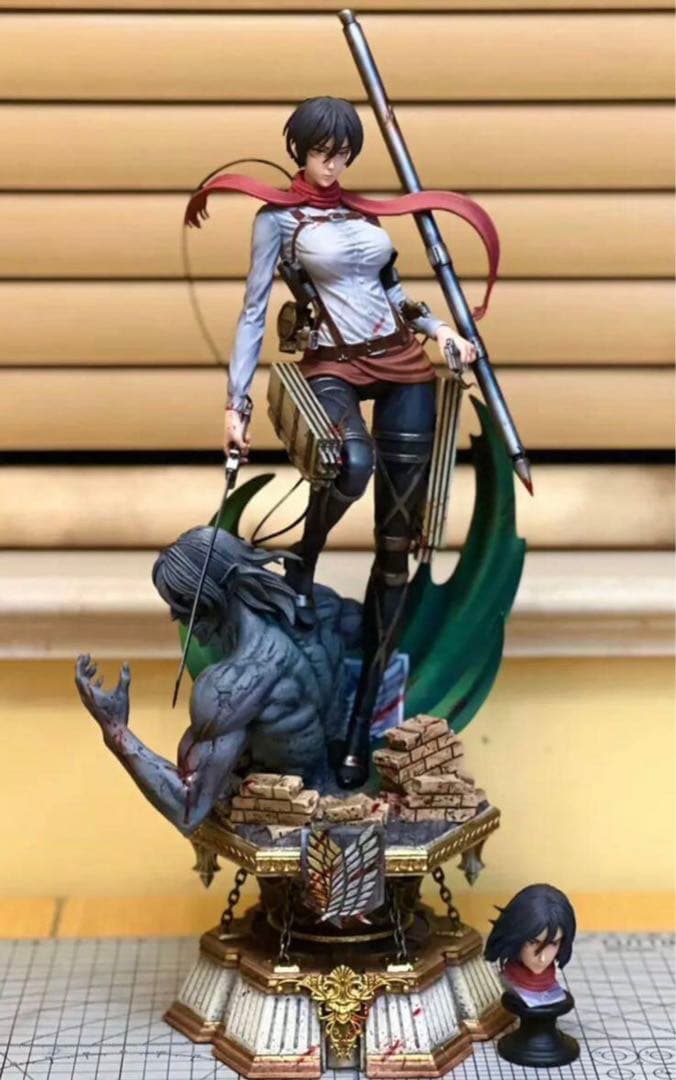 進撃の巨人　フィギュア　ミカサ・アッカーマン　ガレージキット  豪華版