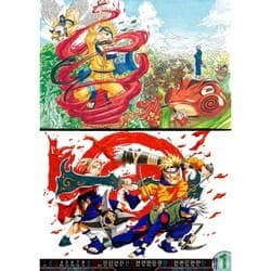 【新品未開封】ナルト　コミックカレンダー　2016　輸送用ダンボール入り