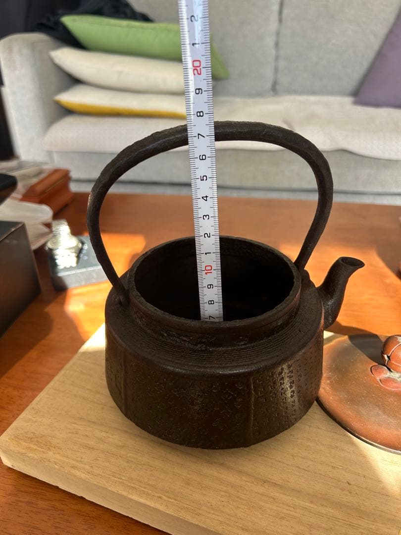 南部鉄天祐堂 希少天祐堂　鉄瓶　骨董品　 アンティーク 約1.5L
