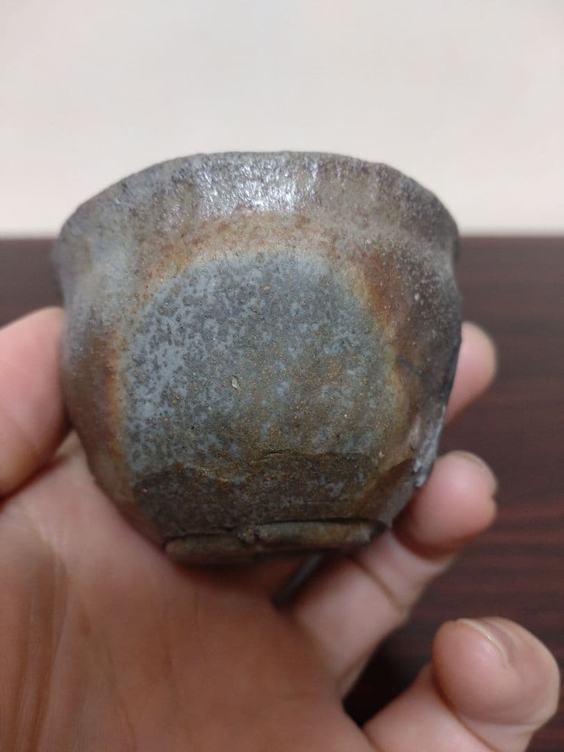 備前焼 森風来 備前手造りぐい呑 共箱 陶歴 酒器