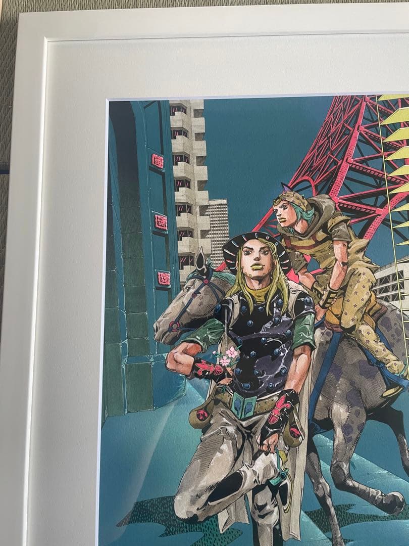 ジョジョの奇妙な冒険　複製原画　7部　ジョニィ&ジャイロ　ジョジョ展
