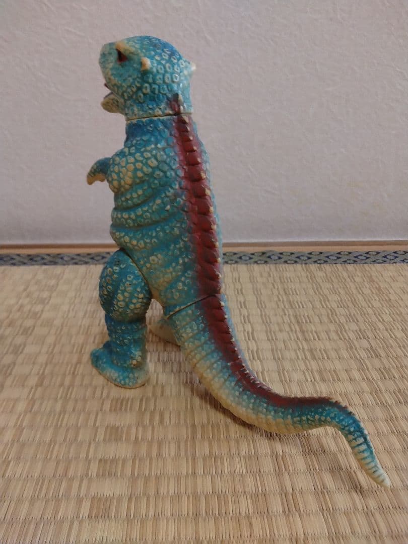 マルサン　ソフビ　ゴロザウルス　当時物　ブルマァク　ゴジラ