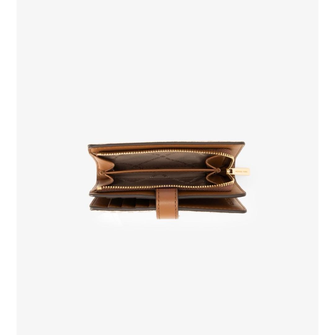 MICHAEL KORS 二つ折り財布　バニラ　シグネチャー