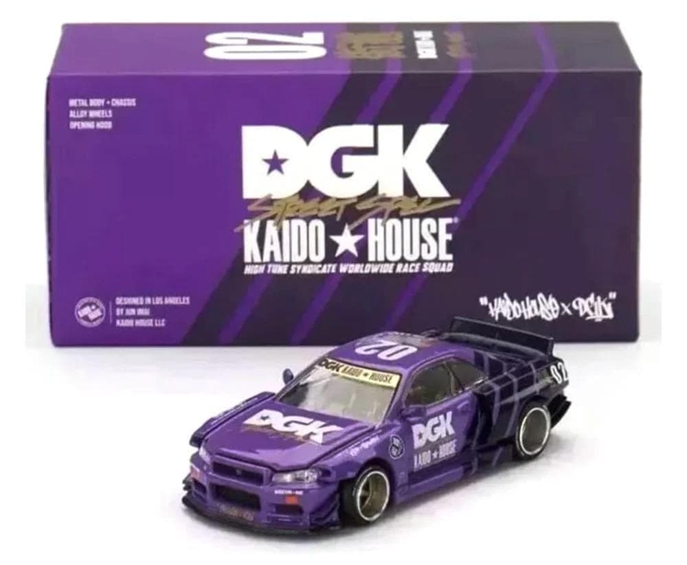 MINI GT 1/64 日産 スカイライン GT-R R34 街道ハウス