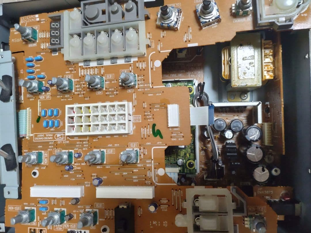 Pioneer　DJM-400　動作確認済　クロスCHフェーダー 交換　ブルメタ