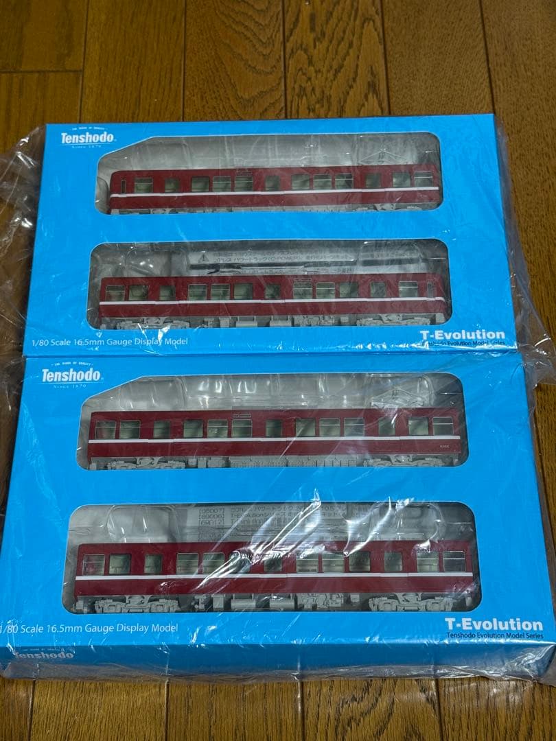 走行化パーツ付Tenshodo 1/80 京急初代1000形 4両セット