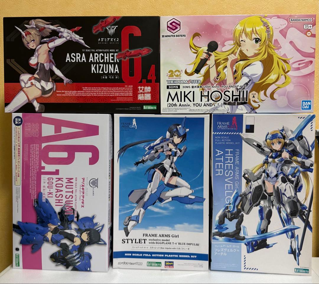 美少女　プラモデル　まとめ売り　フレームアームズガール　メガミデバイスなどなど