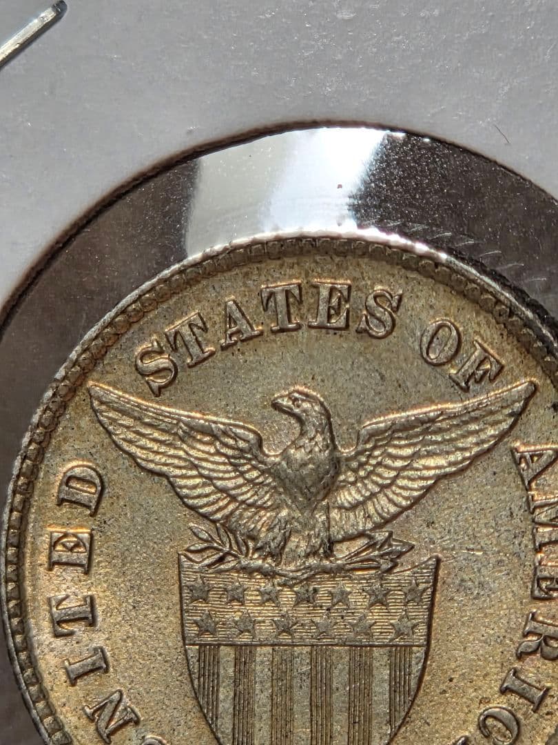 (稀少な状態)アメリカ合衆国統治下　フィリピン　20センタボ銀貨　1929 M