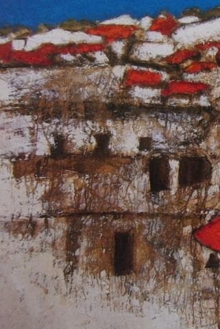 三岸節子、「アルカディアの丘」、厳選、希少画集・額装画、人気作品