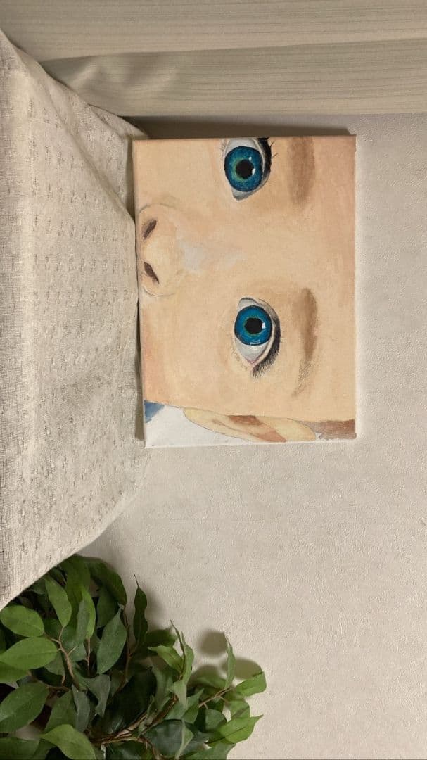 水彩画「瞳」