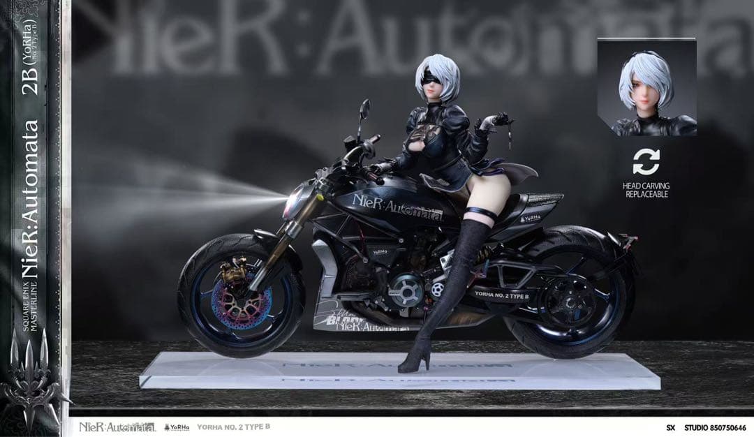 ヨルハ二号B型　2B　フィギュア　ニーア オートマタ　ガレージキット
