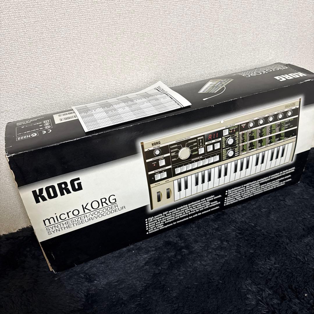 ビンテージ KORG MICROKORG シンセサイザー ミニ 箱付き レア