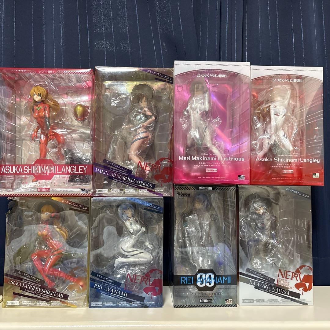 エヴァンゲリオン コトブキヤ フィギュア 8体まとめ 県内手渡し可