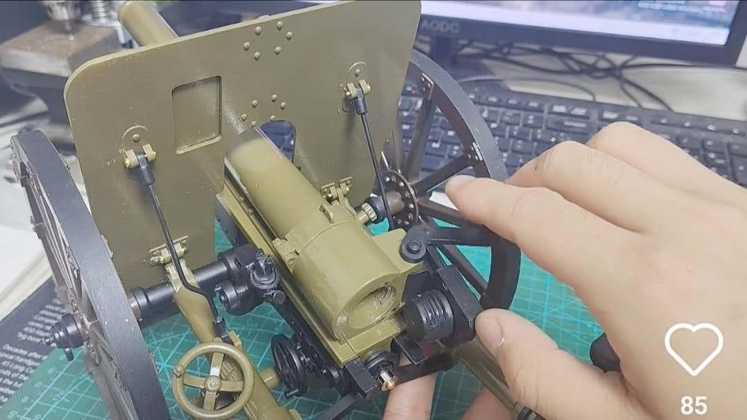 １/6スケール　手作　四一式山砲　模型レプリカ　新品