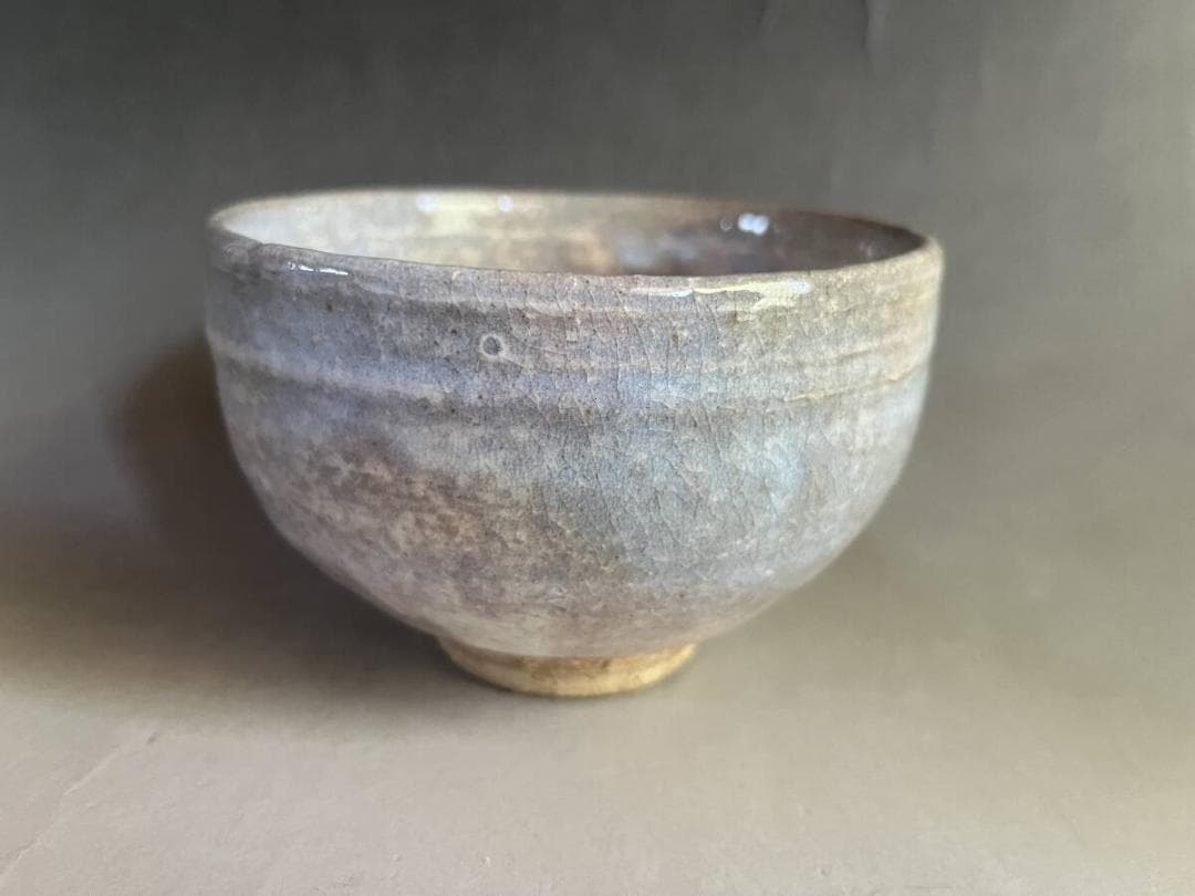 茶碗■古手 萩焼 泉流山窯 吉賀大雅 お茶道具 抹茶碗 古美術 時代物 骨董品■