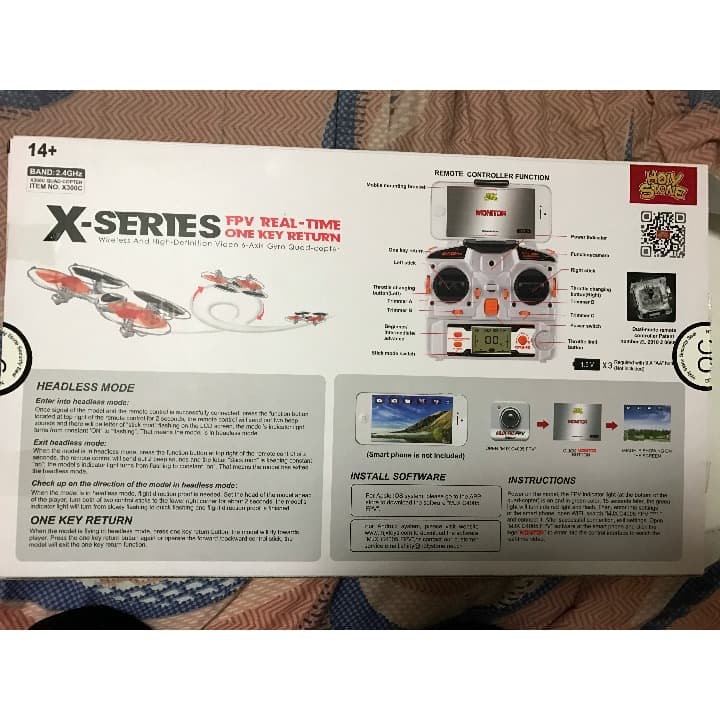 Holy Stone Drone で生中継可能 FPV X300C