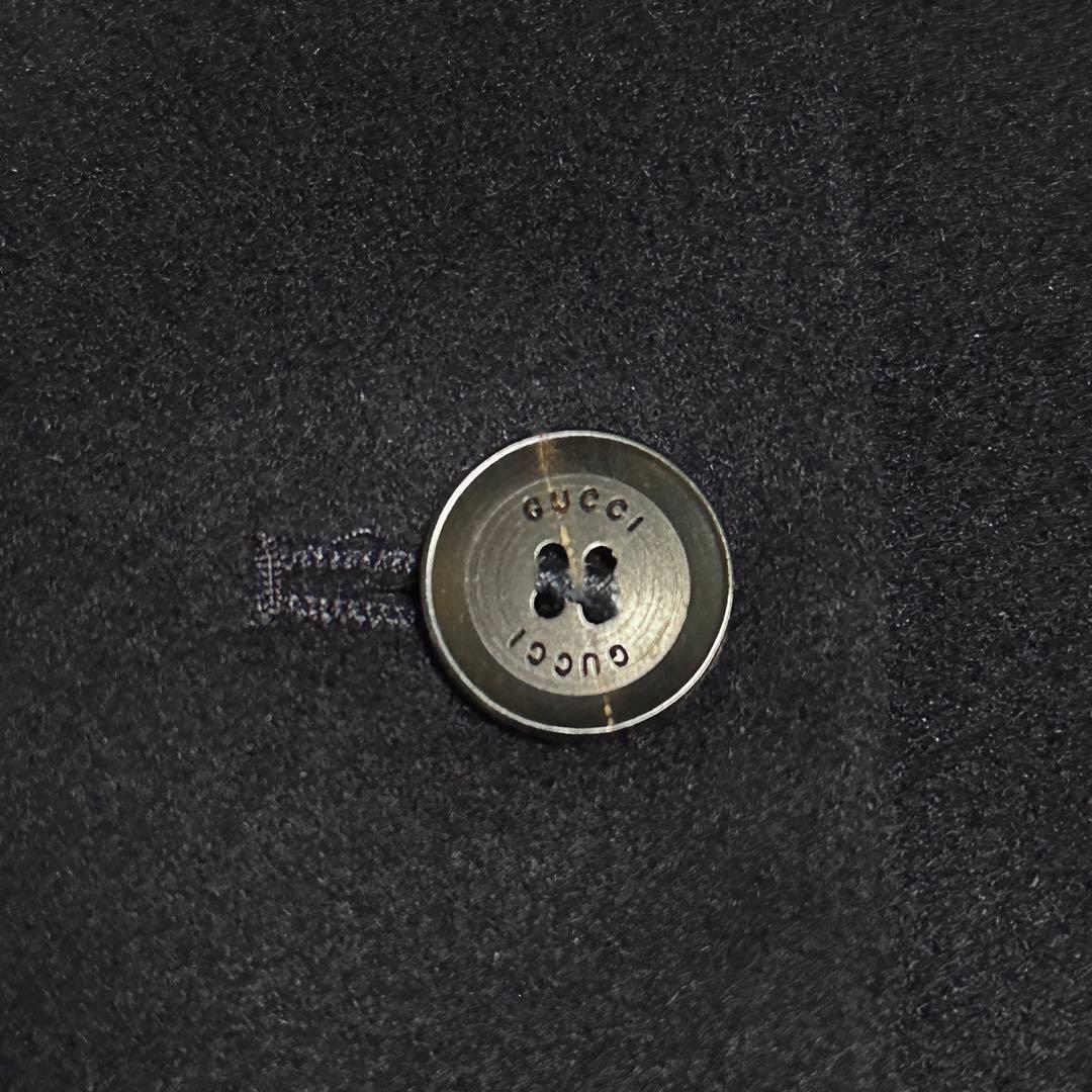 GUCCI チルドレンズ size5 紺 ステンカラーコート キッズ 女の子用