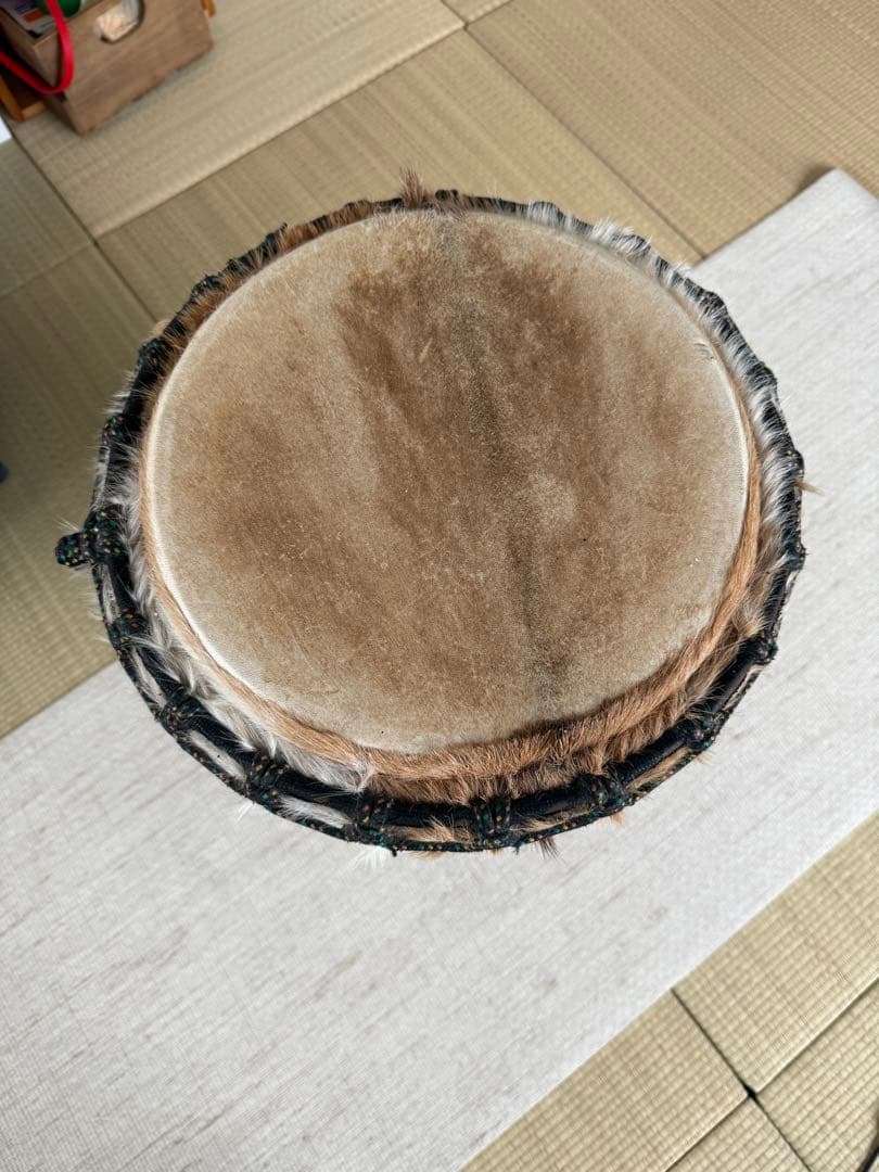 民族楽器　ジェンベ　直径30cm