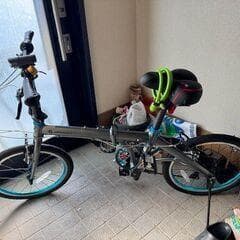【わんた】　ルノー折り畳自転車 LIGHT10 20インチ 7段　手渡