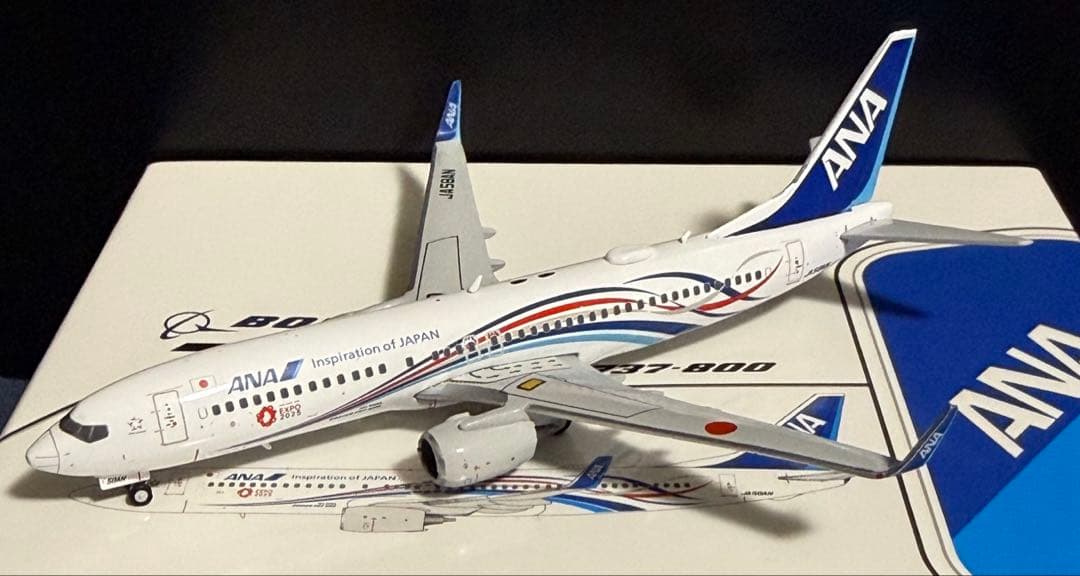ANA B737-800 EXPO25 1/400 飛行機模型