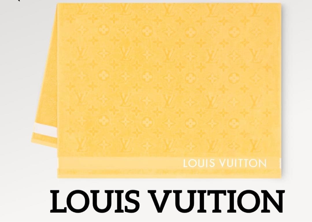 ★新品未使用 ヴィトン ビーチタオル LV バケーション ラージ バスタオル